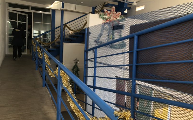 Alberca olímpica con plaza comercial y salon de fiestas
